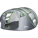 Pop-up Tent Tents OutSunny 4-5 Person Pop-up Waterproof Family Tent