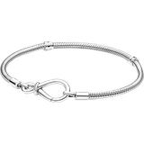 Pandora Bracelets Pandora Moments Infinity Knot Snake Link Bracelet - Silver