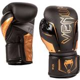 Venum Elite Boxing Gloves Black/Bronze 16oz