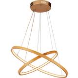 Gold Ceiling Lamps Homebase Collection 2 Ring Pendant Lamp