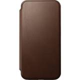 Plastics Wallet Cases Nomad Modern Leather Folio Case for iPhone 15 Pro