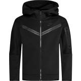 XS Tops Children's Clothing Nike Boy's Sportswear Tech Fleece Full Zip Hoodie - Black (CU9223-010)