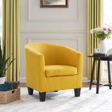 Fabric Chairs GRS Audrey Mustard Kitchen Chair 69cm