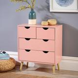 Pink Chest of Drawers Home Source Skara 4 Chest of Drawer