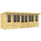 Summer house shed Farm 18Ft X 8Ft Pent Summer House (Building Area )