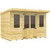 Summer house shed Farm 10Ft X 8Ft Pent Summer House (Building Area )