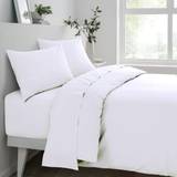 Polyester Bed Sheets Sleepdown Gr8 Fitted Linen Bed Sheet White