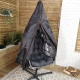 Black Outdoor Hanging Chairs Garden & Outdoor Furniture Samuel Alexander 115X190Cm Egg Cover