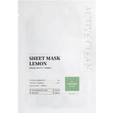 Yellow Facial Masks Active Clean sheet mask lemon 23