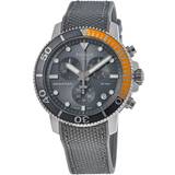 Tissot Men Wrist Watches Tissot Grey Rubber Seastar 1000 Chronograph