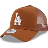 New Era LA Dodgers League Essential Trucker Cap Brown