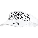 White Caps Fancy Dress Head Pro Player Womens Visor Leopard