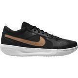 Black Racket Sport Shoes Nike Court Air Zoom Lite 3 W - Black/White/Metallic Red Bronze