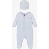 Hugo Boss Children's Clothing HUGO BOSS Blue Organic Cotton Babysuit Set month