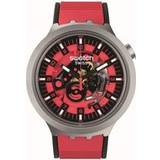 Swatch Men Wrist Watches Swatch RED JUICY Big Bold SB07S110