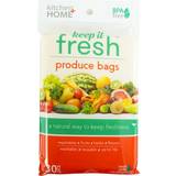 Green Plastic Bags & Foil Kitchen + Home Keep it Fresh Produce Plastic Bag & Foil