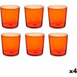 Red Drinking Glasses Pasabahce Gläserset Bistro Rot Trinkglas