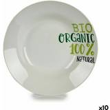 BigBuy Home Soup Plates BigBuy Home organic [10 stück] Tiefer Teller