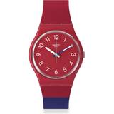 Swatch Men Wrist Watches Swatch Colore Blocco Blue Red White SO28R112