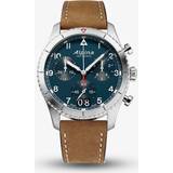 Alpina Men Wrist Watches Alpina Startimer Pilot Brown Chronograph AL-372NW4S26
