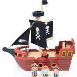 Wooden Toys Toy Boats Mentari Piratskib Fishbones