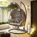Double hanging egg chair Suntime Brampton Double Cocoon Egg