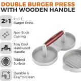 Tower T932010 Double Burger Press