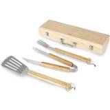 Barbecue Cutlery Tower Wooden 4 Barbecue Cutlery