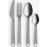Alessi Nocolor Conversational Objects 4-piece Stainless-steel Cutlery Set