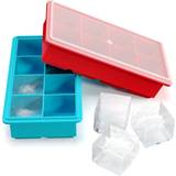 BPA-Free Ice Cube Trays Vremi Stackable Large Ice Cube Tray
