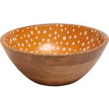 Dexam Serving Dexam Sintra Mango Wood Spotted Salad Bowl