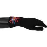 Dolce & Gabbana Men Sunglasses Dolce & Gabbana Mens Black #DGLovesLondon Embroidered Wool Gloves