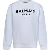 White Sweatshirts Felpa Balmain Paris Kids