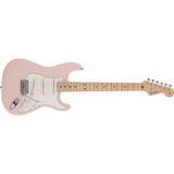 Pink Electric Guitar Fender Made in Japan Junior Collection Stratocaster, Maple Fingerboard