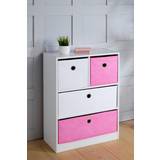 Pink Cabinets Lloyd Pascal Jazz 2+2 Cube Storage Cabinet