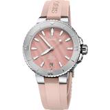 Oris Women Wrist Watches Oris Aquis Date Mother of Pearl Automatic 01 733 7770 4158-07 4 18 66FC, Size 36.5mm