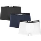 Men's Underwear on sale Hugo Boss Logo Stretch Cotton Trunks 3-pack - Black/Navy/White