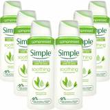 Simple Kind to Skin Anti-Perspirant Deodorant, Soothing, 6 Pack