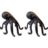 Kitchen Accessories Selections Cast Iron Round Octopus Themed Trivet