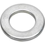 Washers Sealey FWA1630 Flat Washer M16 x 30mm Form A Zinc DIN 125 Pack of 50