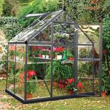 Palram Freestanding Greenhouses Palram Canopia Harmony 6 4 Greenhouse Structure Clear Panels