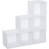 Homcom Cube White Book Shelf 91.5cm