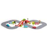Wooden Toys Play Set Bigjigs Figure of 8 Roadway