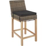 Natural Outdoor Bar Stools Garden & Outdoor Furniture tectake Bar stool Latina