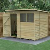 Shed 8 x 6 shiplap Forest Garden Beckwood 25yr Guarantee (Building Area )