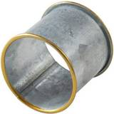 Brass Napkin Rings Saro Lifestyle NR483.S Gold Galvanized Napkin Ring 4pcs