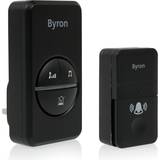 Byron Kinetic Doorbell With Chime Black