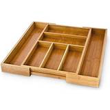 Cutlery Trays on sale Relaxdays Bamboo Kitchen Cutlery Tray