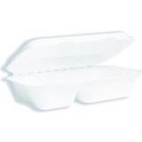 White plastic storage box Vegware Takeaway Box 2 Plastic Bags & Foil