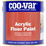 Coo-var Floor Paints - White Coo-var W138 Acrylic Floor Paint White 2.5L